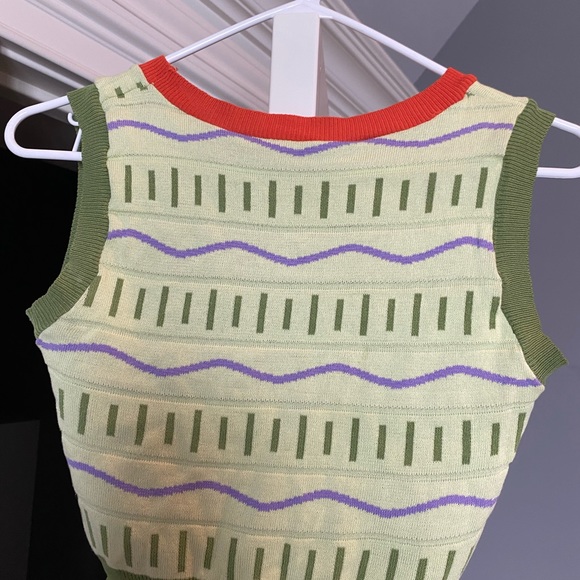Sweet Green and orange tank - small - Picture 1 of 2